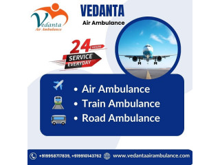 Book Vedanta Air Ambulance Service in Gorakhpur for Matchless Patient Transfer