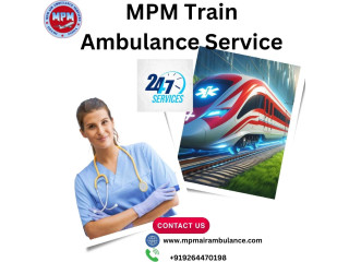 In Kolkata, MPM Train Ambulance guarantees prompt transfer during emergencies.