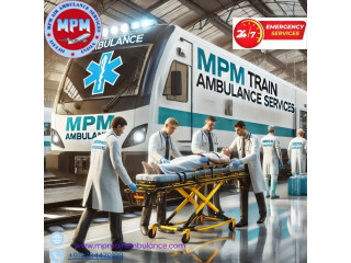 MPM Train Ambulance in Patna provides Continuous Care during the Journey