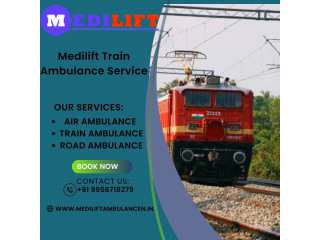 Medilift Train Ambulance provides lifesaving transfers across cities and states of Allahabad