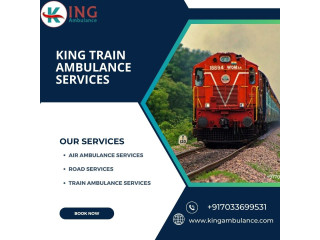 Recognized facilities are provided by King Train Ambulance Service in Guwahati