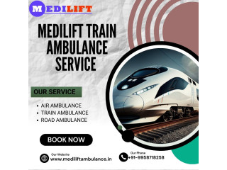 For emergency conditions moving in Guwahati Choose Medilift Train Ambulance