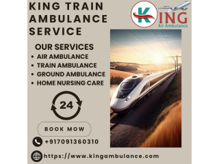 Book the Best King Train Ambulance in Siliguri for Injured Patients Care