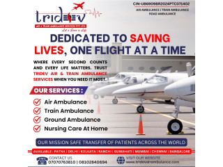 The Commercial Stretcher Is All Time in Tridev Air Ambulance Services in Kolkata