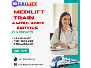 Avail Medilift Train Ambulance in Allahabad with the medical team