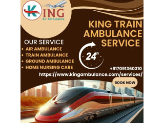 King Train Ambulance Service in Jamshedpur Transfers Patient without any Interruption