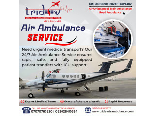 Get The Quick Flight Tridev Air Ambulance Services in Mumbai