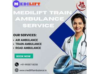 Medilift Train Ambulance in Lucknow Makes Medical Transfers Easy