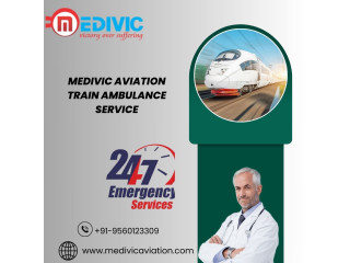 Choose Medivic Aviation Train Ambulance Services in Kolkata for Convenient Patient Transfer