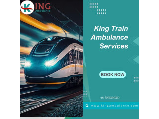 Provides comfortable and fully equipped King train ambulance services in Mumbai