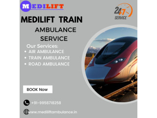 Consider ICU-Equipped Medilift Train Ambulance Service in Gorakhpur