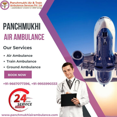 get-panchmukhi-air-and-train-ambulance-services-in-ranchi-with-top-level-medical-assistance-big-0