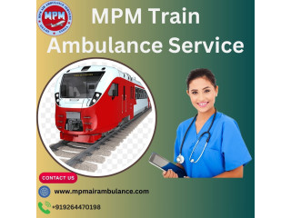 MPM Train Ambulance Service Kolkata is a highly vital and credible medical transport mode