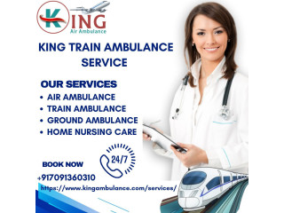 King Train Ambulance Service in Pune provides the Fastest Patient Transportation