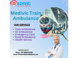 Medivic Train Ambulance in Patna provides an Affordable Transfer Option