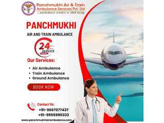 Get Panchmukhi Air and Train Ambulance Services in Siliguri with Up-to-date Medical Attachments