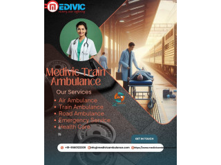 Medivic Train Ambulance Services in Patna ensures adequate care during travel