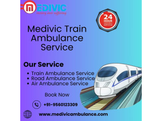 Medivic Train Ambulance Services in Allahabad ensure adequate care during the journey