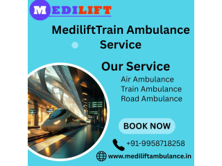 The Medilift Train Ambulance Service in Allahabad offers hygiene services