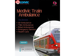 Medivic Train Ambulance Service in Kolkata works round the clock