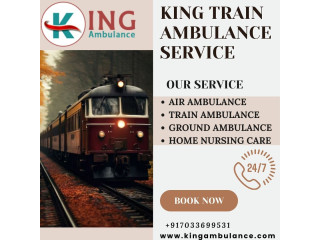 King Train Ambulance service in Lucknow  Swift and Safe Patient Transfer