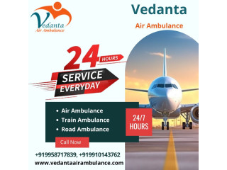 Vedanta Air Ambulance Service in Bangalore is there for small town people