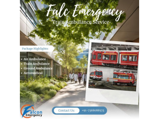 For a secure medical transfer, trust FALC Emergency Rail Ambulance in Guwahati