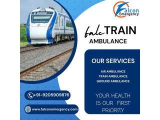 Use Falc Emergency Rail Ambulance Service in Delhi for emergency medical care needs