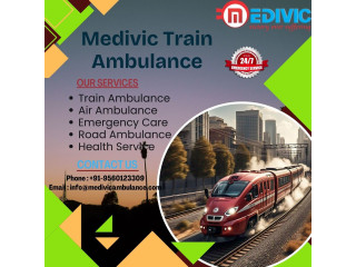 Medivic Train Ambulance Services in Ranchi Provides Immediate Emergency Help