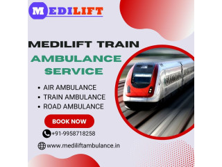 Avail Medilift Train Ambulance Service in Lucknow for High-Quality services