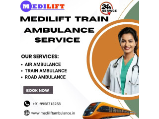 Medilift Train Ambulance in Dibrugarh is an Economical Option for Transportation