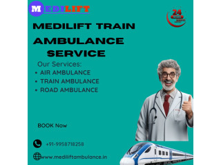 Medilift Train Ambulance provides Adequate Treatment during the journey in Lucknow