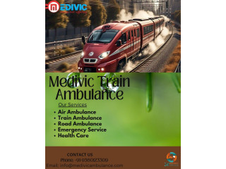 Choose Medivic Train Ambulance in Patna for fast and safe shifting