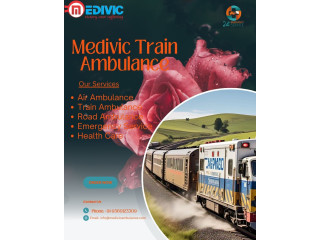 Choose Medivic Train Ambulance service in Kolkata for affordable and secure medical transportation