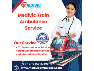 Medivic Train Ambulance Services in Darbhanga provides complete