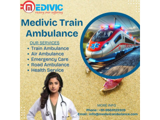 Use Medivic Train Ambulance in Ranchi for Critical medical Transfer