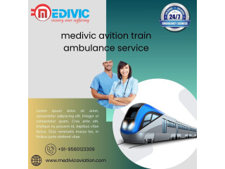 Book Medically Certified Medivic Aviation Train Ambulance Services in Kolkata