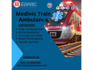 Medivic Train Ambulance services in guwahati Provides Convenience during Medical Transfer