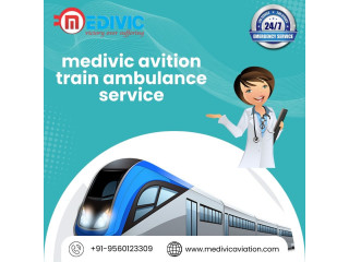 Medivic Aviation Train Ambulance Services in Guwahati provides highly caring transfer