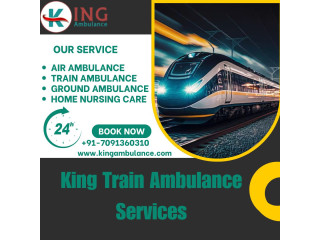 You can book a King Train Ambulance Services in Ranchi at any Time