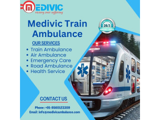 Choose Medivic Train Ambulance in Kolkata for a comfortable journey for patients