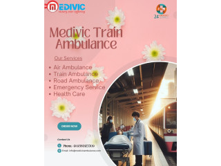 Medivic Train Ambulance Service in Guwahati provides service in medical