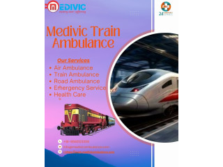 Medivic Train Ambulance in Kolkata provides fast service in times of emergency