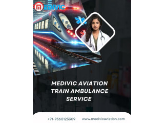 Medivic Aviation Train Ambulance Service in Ranchi to provide high-quality care during transfer