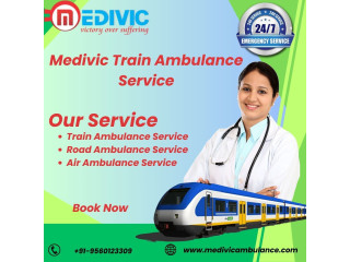 Medivic Train Ambulance Service in Jamshedpur is very economical for patients