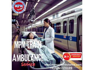 Opt for MPM train Ambulance Service in Kolkata for the best medical transfer