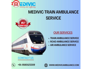 Medivic provides Excellent Train Ambulance with ICU support in Lucknow