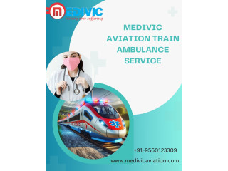 Book Medivic Aviation Train Ambulance Service in Patna for comfortable travel