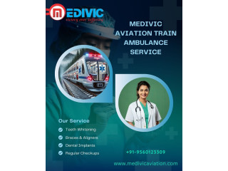 Reach on time by Medivic Aviation Train Ambulance Service in Ranchi