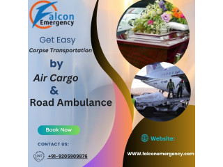 FALC Emergency Dead Body Ambulance in Bangalore is available by Air and Road